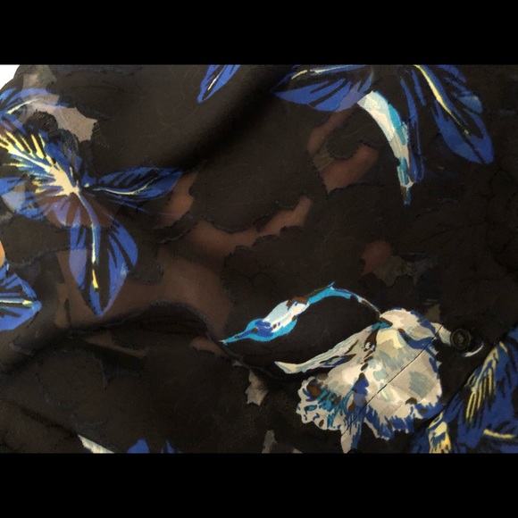 NWT Banana Republic floral shirt size XS - Picture 4 of 5